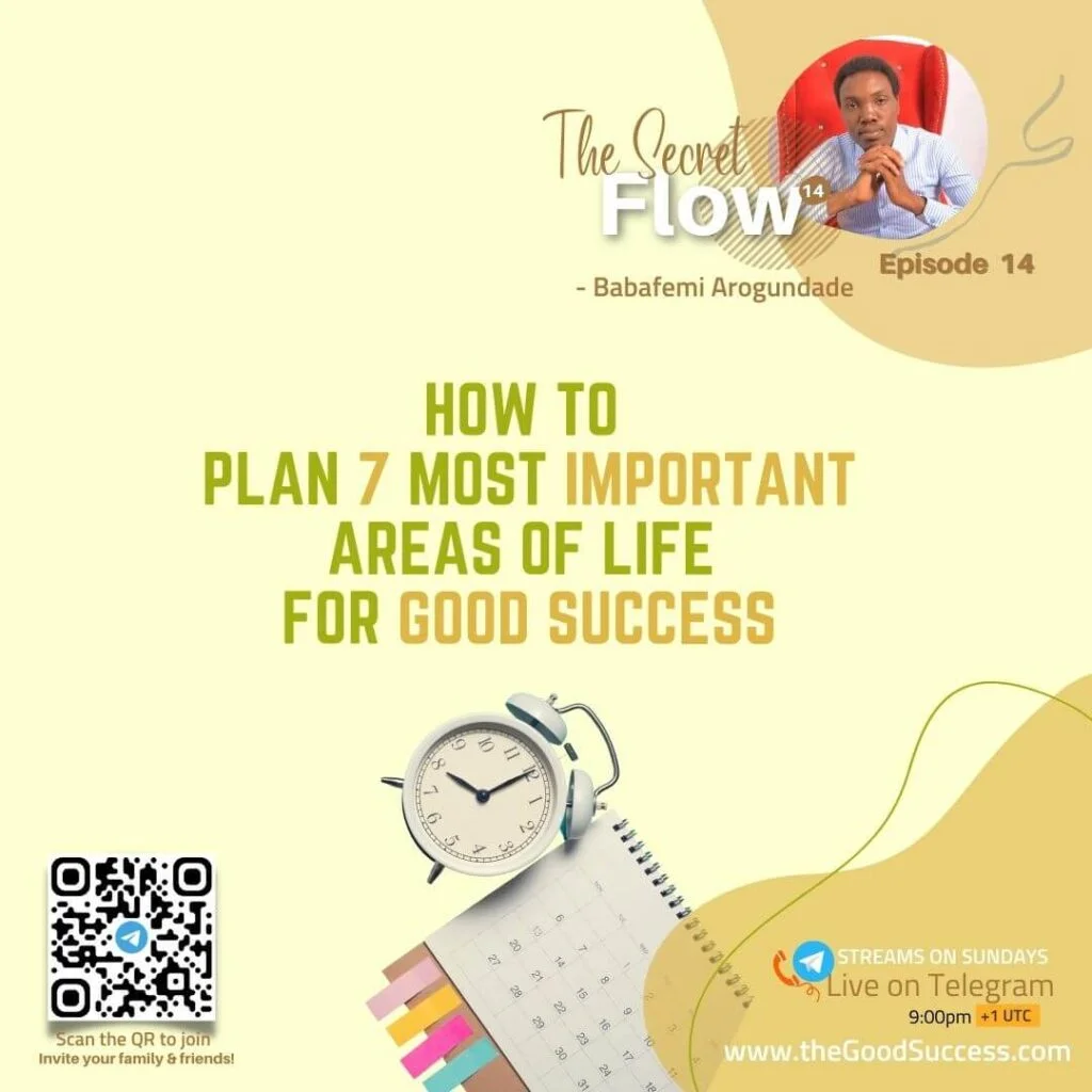 How to Plan 7 most important areas of life for Good Success - Cover