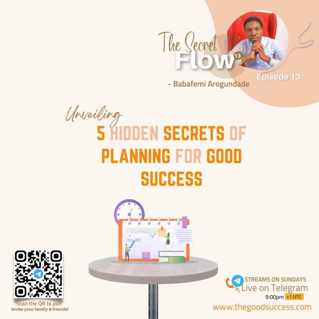Unveiling 5 Hidden secrets of Planning for Good Success - cover