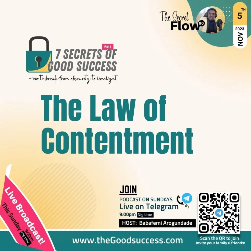 The Law of Contentment