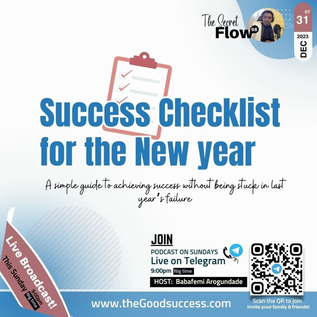 Success Checklist for the new year