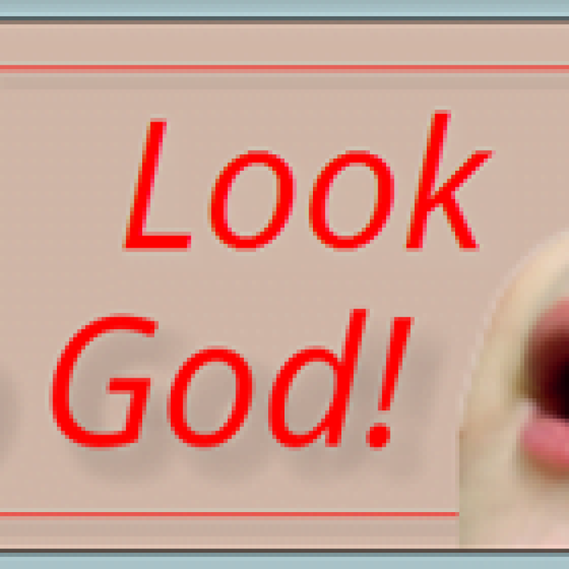 Look to God.